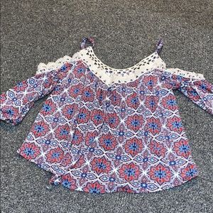 Off the shoulder blouse